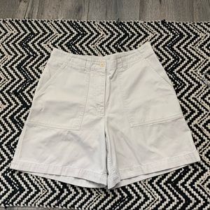 Vintage High Waisted High Rise Mom Khaki Shorts